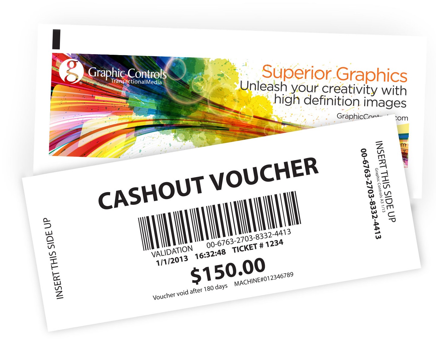 TITO Slot Machine Tickets