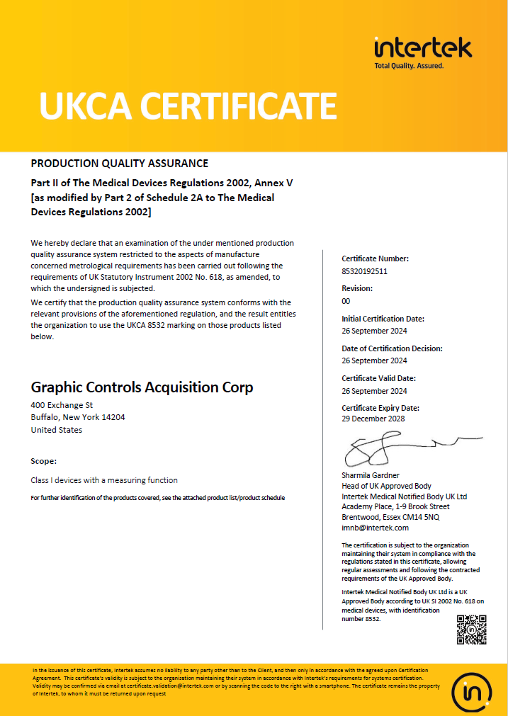 <p>UKCA Certificate</p>